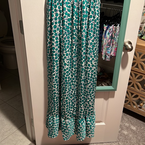Summersalt green smocked dress maxi - Picture 2 of 2